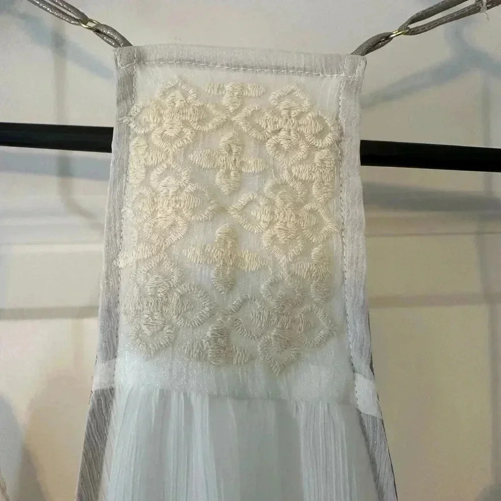 Anthropologie Floreat Sequin Patchwork Embroidere… - image 3